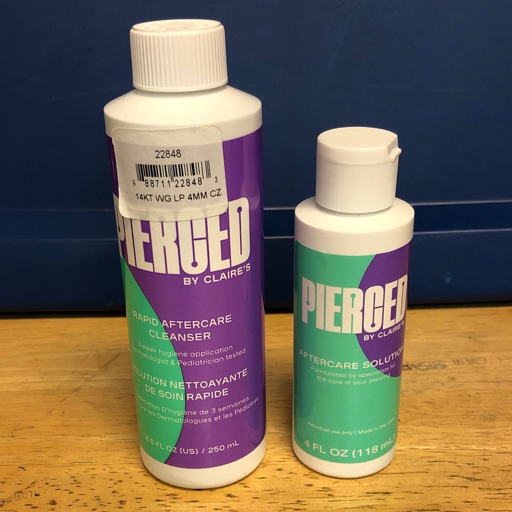 Claire's Pierced Aftercare Cleanser and Solution